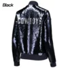Dallas Cowboys Team Sequin Starter Jacket