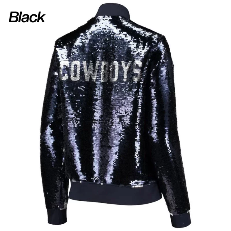 Dallas Cowboys Team Sequin Starter Jacket