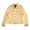 Emily In Paris Kevin Dias Yellow Studded Jacket
