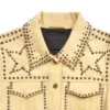 Emily In Paris S04 Benoit Kevin Dias Yellow Studded Jacket