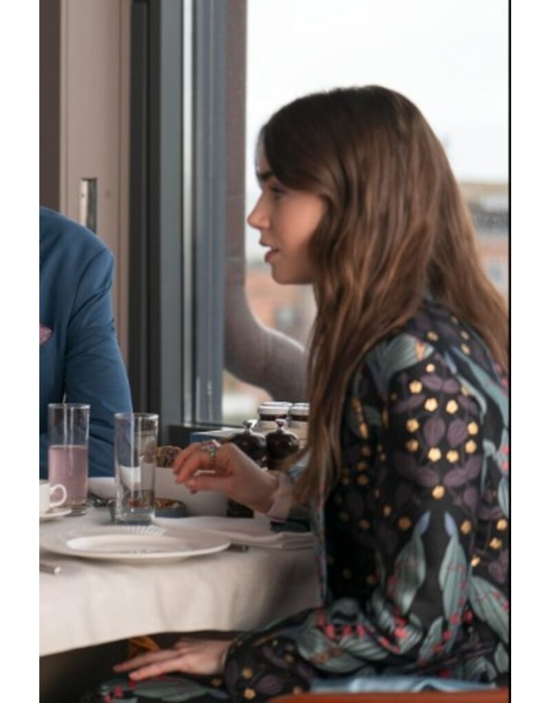 Emily In Paris S04 Emily Cooper Lily Collins Floral Blazer