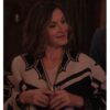 Emily In Paris S04 Louise Cape Black and White Coat