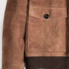 Emily In Paris S04 Marcello Eugenio Franceschini Brown Suede Jacket