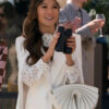 Emily In Paris S04 Mindy Chen Ashley Park White Cape Coat