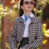 Emily In Paris Season 4 Lily Collins Emily Cooper Plaid Jacket