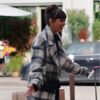 Emily in Paris S04 GeneviÃ¨ve Thalia Besson Checked Coat