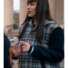 Emily in Paris S04 GeneviÃ¨ve Thalia Besson Checked Jacket