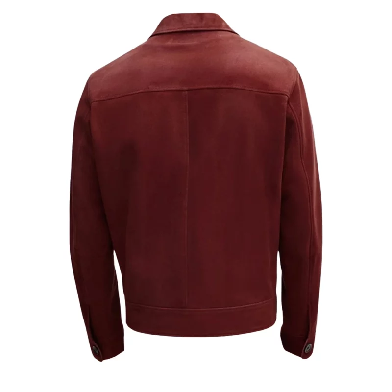 Emily in Paris Season 4 Marcello Eugenio Franceschini Suede Leather Jacket