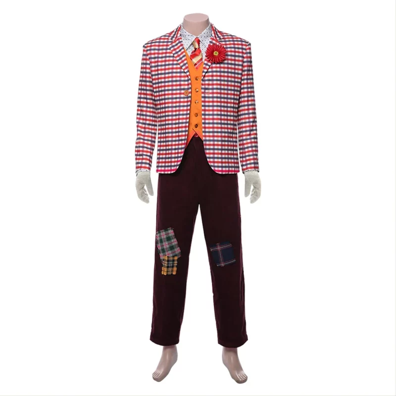 Joker 2024 Arthur Fleck Joaquin Phoenix Checkered Blazer
