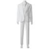 Joker 2024 Joaquin Phoenix White Suit