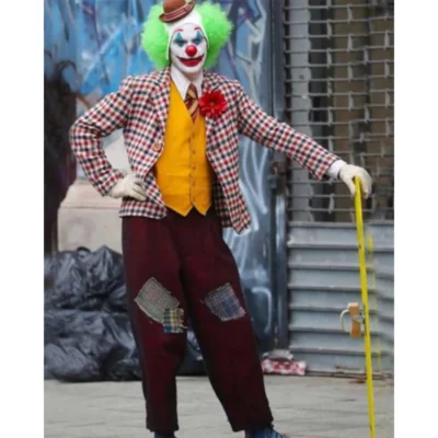 Joker Arthur Fleck Checkered Suit
