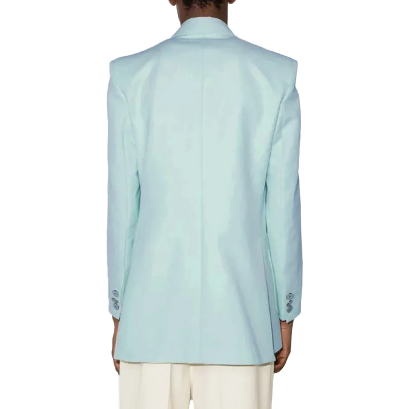 Kaos Nabhaan Rizwan Green Blazer