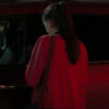 Lady Scorpions 2024 Caitlin Dechelle Red Bomber Jacket