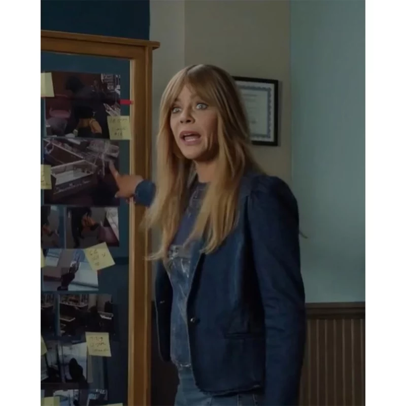 Morgan Kaitlin Olson Denim Blazer
