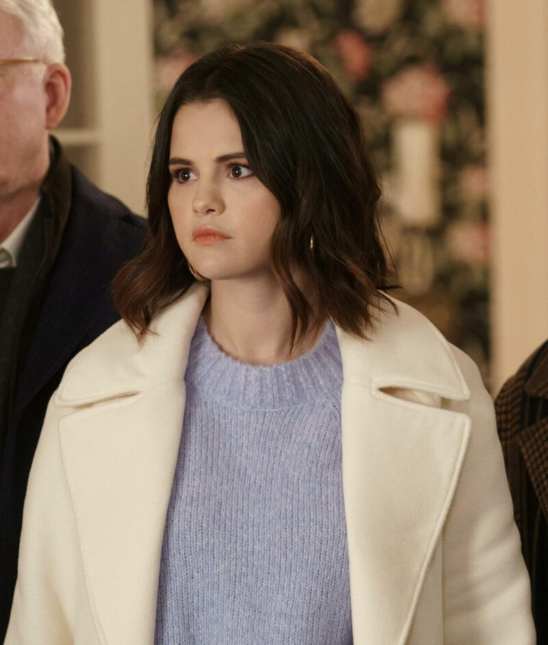 Only Murders in the Building Mabel Mora Selena Gomez White Coat