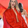 Paris Fashion Week Cara Delevingne Red Coat