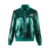 Philadelphia Eagles Green Sequin Jacket