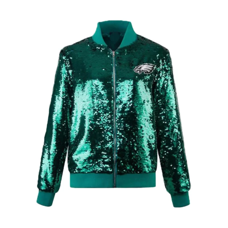 Philadelphia Eagles Green Sequin Jacket