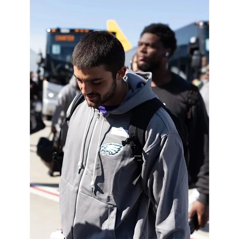 Philadelphia Eagles Sideline Club Grey Tracksuit