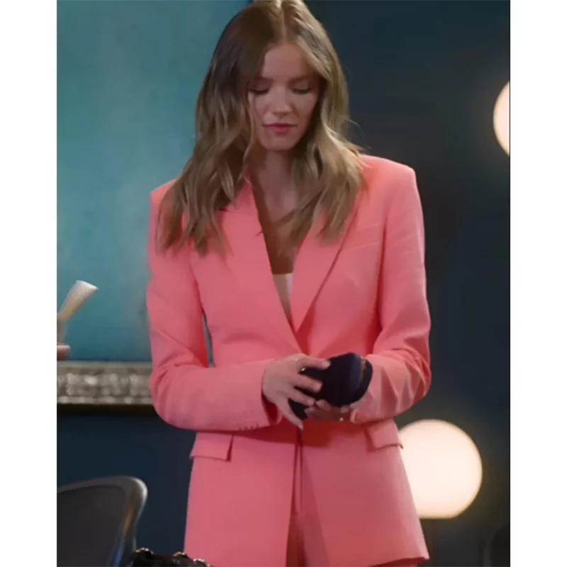 Selling Sunset S08 Alanna Gold Pink Suit