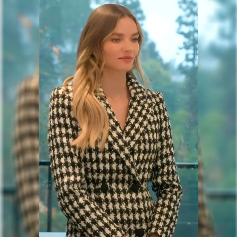 Selling Sunset Season 08 Alanna Gold Tweed Blazer