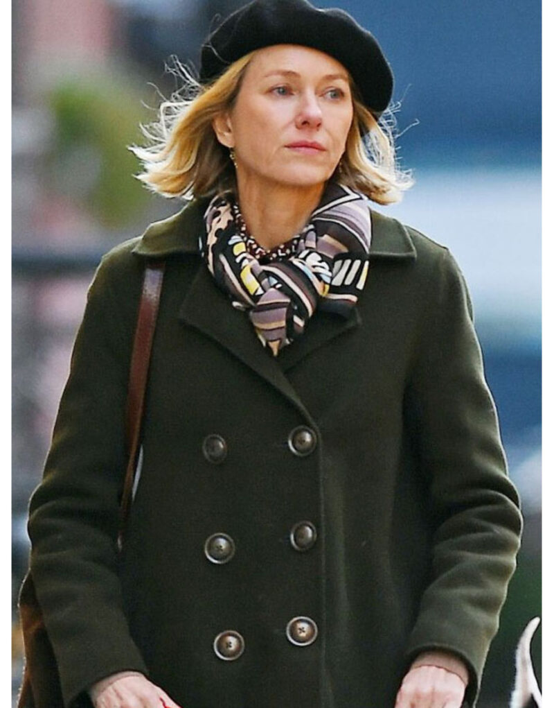 The Friend 2024 Iris Naomi Watts Green Trench Coat