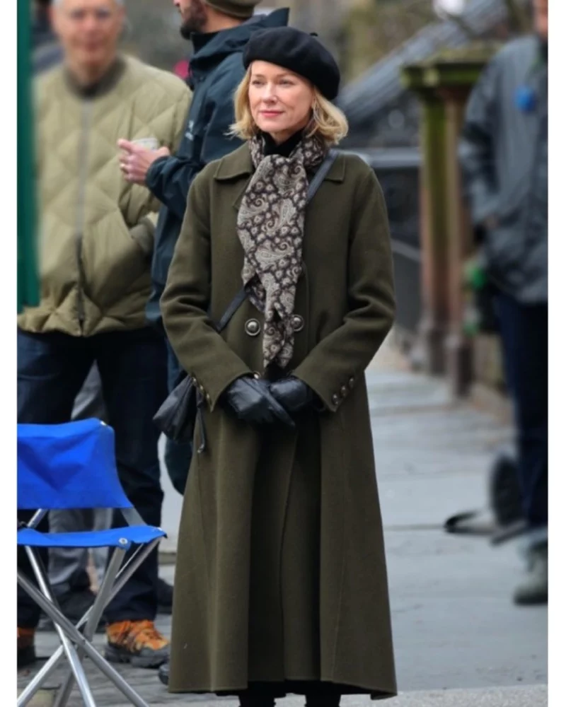 The-Friend-2024-Naomi-Watts-Green-Trench-Coat