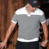 Travis Kelce NYC Date Striped Shirt