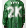 Travis Kelce Off White 2K Print Green Jersey