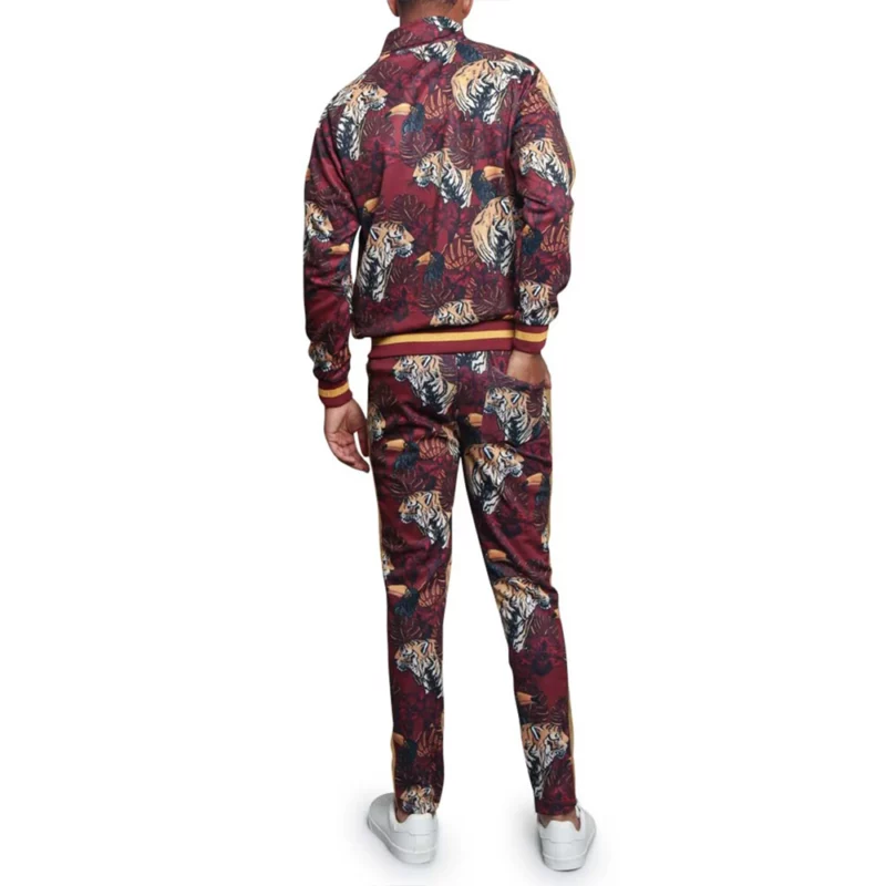 Tulsa King Sylvester Stallone Tiger Print Tracksuit