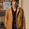 A Complete Unknown 2024 Bob Dylan TimothÃ©e Chalamet Shearling Jacket