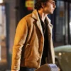 A Complete Unknown Bob Dylan Shearling Jacket