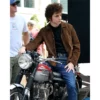 A Complete Unknown Bob Dylan Timothee Chalamet Brown Suede Leather Jacket