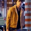 A Complete Unknown Bob Dylan TimothÃ©e Chalamet Shearling Jacket