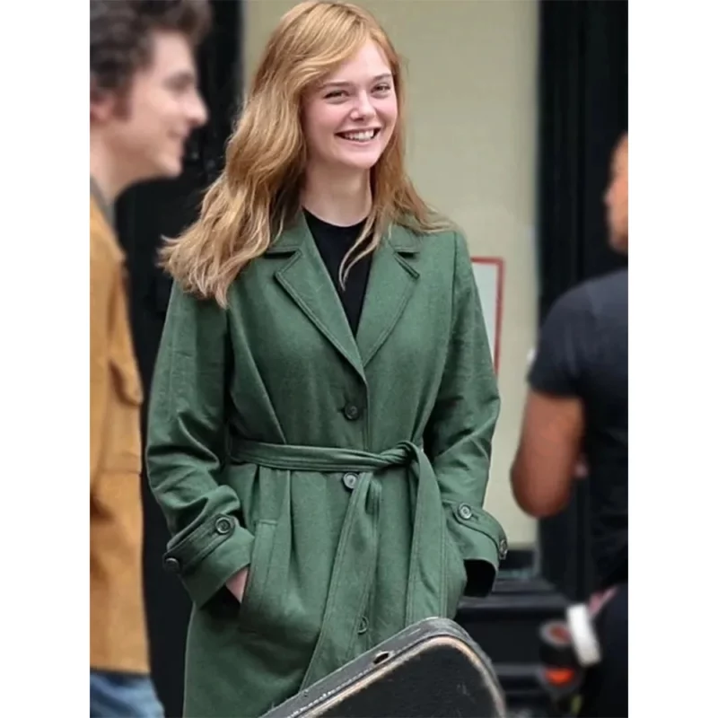A Complete Unknown Sylvie Russo Elle Fanning Coat