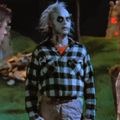 Beetlejuice-Beetlejuice-2024-Michael-Keaton-Plaid-Shirt