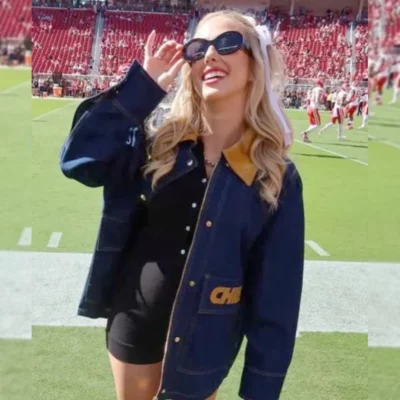 Brittany-Mahomes-Chiefs-Custom-Denim-Jacket