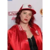 ChainFEST 2024 Rachel Bloom Bomber Red Jacket