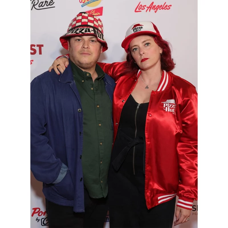 ChainFEST 2024 Rachel Bloom Red Bomber Jacket