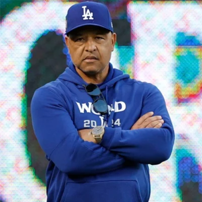 Dave Roberts World LA Series Blue Hoodie