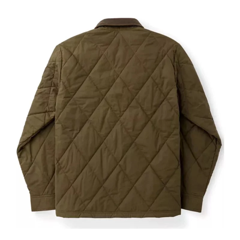 From Elizabeth Saunders Quilted Brown Jacket