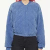 Isabelle-Culte-2024-Anaide-Rozam-Blue-Quilted-Velvet-Jacket
