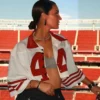 Kyle-Juszczyk-Wife-44-Red-White-Cropped-Jacket