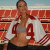 Kyle-Juszczyk-Wife-44-Red-and-White-Cropped-Jacket