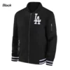Los Angeles Dodgers Black Bomber Jacket
