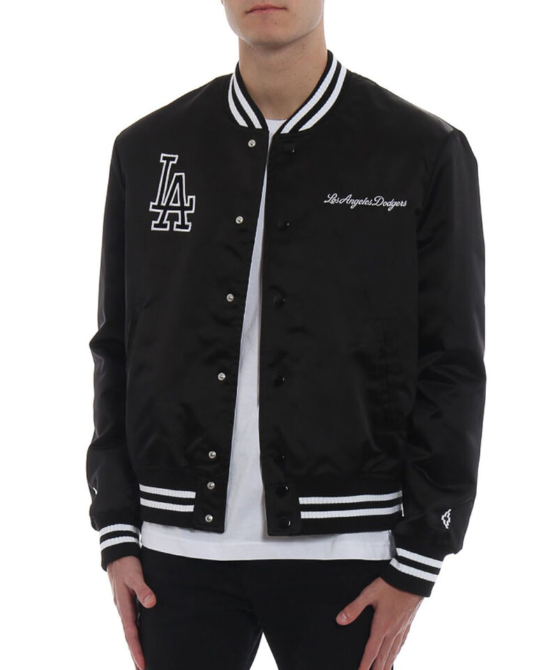 Los Angeles Dodgers County Black Bomber Jacket
