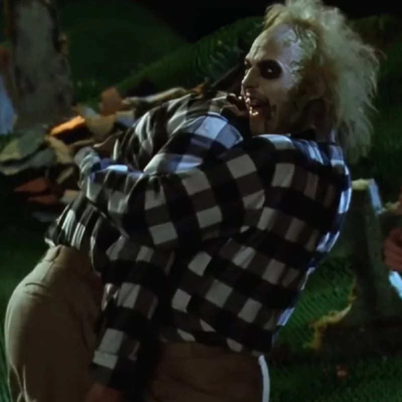 Michael-Keaton-Checkered-Shirt