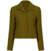 Only Murders in the Building Selena Gomez Olive Green Jacket