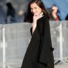 Paris Fashion Week 2024 Ana de Armas Black Trench Coat