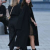 Paris Fashion Week Ana de Armas Black Trench Coat